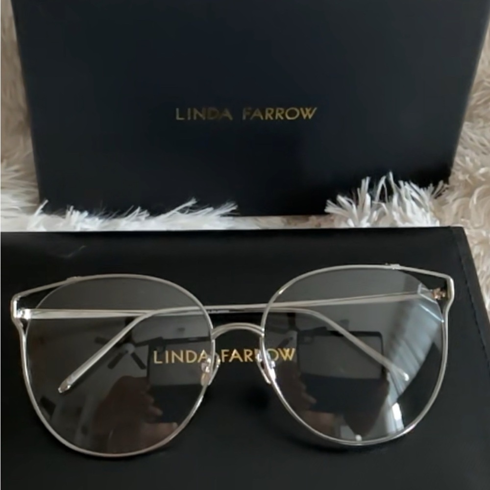 Linda Farrow Metallic Silver